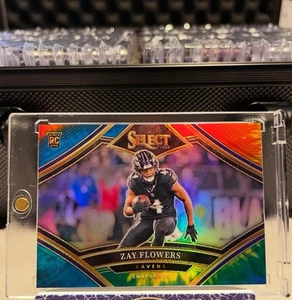 Zay Flowers 2023 Panini Select Tie Dye Snapshots SSP /25 - Bild 1 von 2