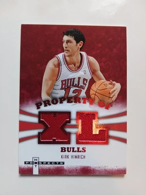 Fleer Hot Prospects 2007-08 propiedad de materiales 8/25 Kirk Hinrich #PO-KH Foto 1 de 2