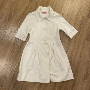 Eliza J Blazer Ivory Blazer/Mantelkleid Damen große Zierknöpfe, 10 - Bild 1 von 13