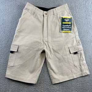 Omni Active Force Cargoshorts Herren 30 beige flache Vorderseite Freizeit Outdoor Gorp Y2K - Bild 1 von 9