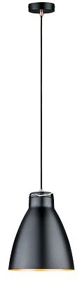 Paulmann Pendelleuchte Neordic Roald 1-flammig Schwarz/Kupfer/Marmor Hängelampe - Bild 1 von 4