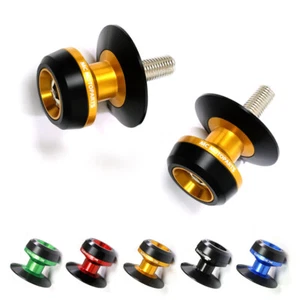 Gold M10 Rear Swingarm Spools Twall For ZZR 1400 ZX-14R 11 12 13 14 15 16 17 - Picture 1 of 5
