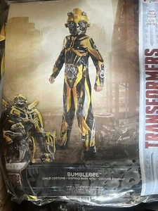 Transformers Bumblebee Costume with Mask Boys Size Large 10-12 - Picture 1 of 2