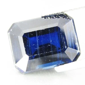 4.76Cts Ravishing Natural Blue kyanite 11x8.5mm Emerald Cut Loose Gemstone - Picture 1 of 3