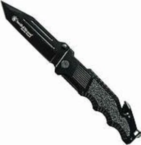 Smith & Wesson Folding Pocket Knife 4" Blade Border Guard SWBG2TS Black - No Box - Picture 1 of 6