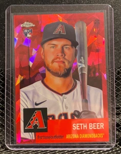 Seth Beer (RC) 2022 Topps Chrome Platinum - Fuschia Atomic #89/100 Diamondbacks - Picture 1 of 2