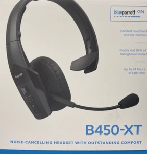 Blue Parrot B450-XT Bluetooth Wireless Trucker Cell Phone Headset Parrott 204270 - Photo 1 sur 1