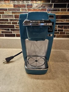 Keurig K10 Mini Plus Single Serving Coffee Maker TESTED WORKS CLEAN Teal Green - Picture 1 of 5