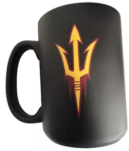 NCAA Arizona State Sun Devils Ceramic Coffee Mug Cup 2 Sided Logo Wrap Tea 15oz - Picture 1 of 3