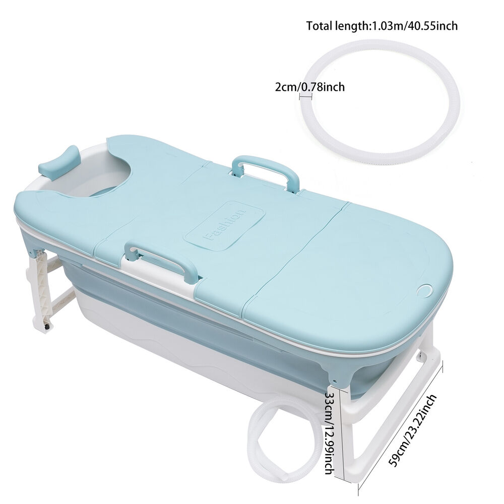 Foldable Bathtub Water Tub Outdoor Spa Bath Soaking Bathtub For Adult Portable