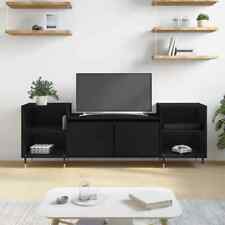 Modern Wooden Large TV Stand Cabinet Entertainment Unit With 2 Doors & Shelves
