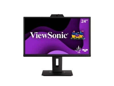 ViewSonic VG2440V 23.8" 16:9 Video Conferencing IPS Monitor + Web Cam W/warranty - Image 1 of 4