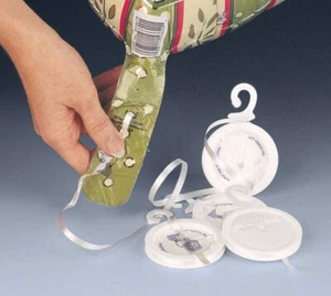 Pesas de globo de carrete para papel de aluminio o globo de látex Cinta de 5 pies en conjunto de carrete de 25 - Imagen 1 de 1