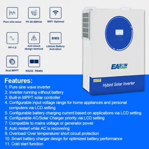 Inverter 11KW 48V Solar Off Grid Inverter MPPT 160A Regolatore di carica WIFI - Foto 1 di 10