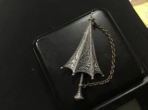 vintage silver umbrella pin - Bild 1 von 5