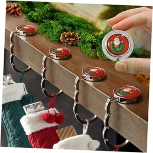 Christmas Stocking Holders for Mantle Set 4,Upgrade Non-Slip Fireplace - Picture 1 of 7