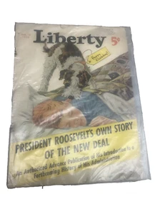 Liberty Mar 12, 1938 President Roosevelt NewSylvia Sidney Baseball Grace Perkins - Picture 1 of 4