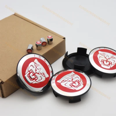 FOR JAGUAR XF XFR XFR-S S-TYPE X-TYPE CENTER ALLOY WHEEL COVER CAPS Foto 1 de 4