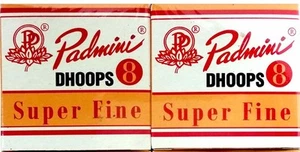 16 Thick DHOOPS 2x 8pc pks PADMINI SUPER FINE Incense Perfumed Cone Long Lasting - Picture 1 of 2
