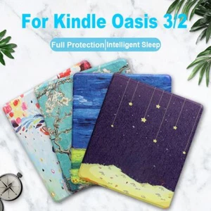 Funda Smart Cover 9/10th Gen Protective Shell for Kindle Oasis 2/3 Home Office - Picture 1 of 19