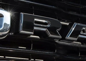 Premium Cast Vinyl Decal Letter Inlays for 2019-2025 RAM Grille - Picture 1 of 8