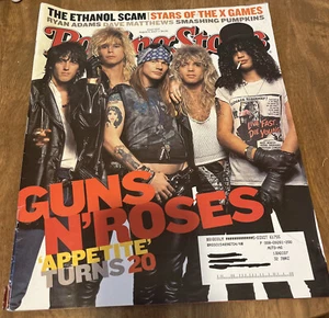 Rolling Stone Magazine Issue 1032 August 9, 2007 Guns N Roses Appetite Turns 20 - Imagen 1 de 1