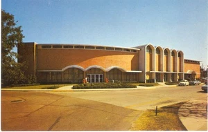 Vintage Mississippi Chrome Postcard Columbus Hogarth Student Center College - Picture 1 of 2