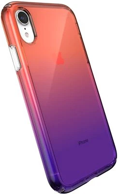 Funda Ombre Speck Presidio Perfect-Clear para iPhone XR - Transparente/Sunset Fade ¡NUEVA!  Foto 1 de 4