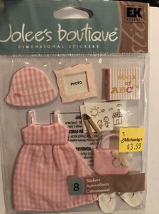 Jolees Stickers Toddler Girl Child Sundress Crayons ABC Play Scrapbook NEW! - Picture 1 of 2