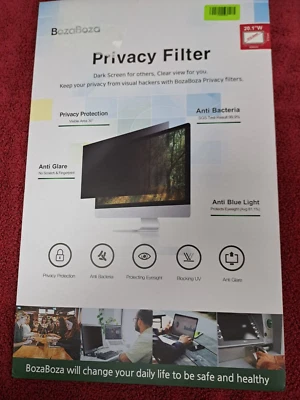 BOZABOZA PRIVACY FILTER 20.1" WIDE  Factory Sealed! - Image 1 of 2