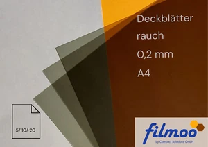 Deckblätter | A4 | 0,2 mm | rauch - Bild 1 von 4