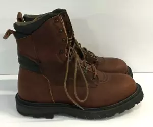 RED WING Boots 964 -2 Brown Leather USA Made Mens Sz 9 EE - Deadstock, NIB NOS - Picture 1 of 5