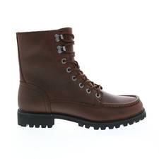 Harley-Davidson Brentmoore 7" Lace D93760 Mens Brown Leather Motorcycle Boots