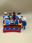Playmobil Romani Circus Replacement Red & Yellow SEATING SECTION With 8 Figures
