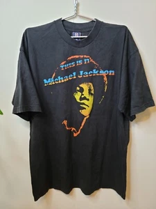 Michael Jackson Upcycled Enzyme Washed Heavy Cotton T-Shirt - Bild 1 von 2