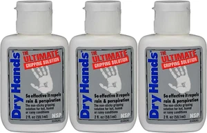 Dry Hands 2 Oz. (3 Pack) Sport Grip Liquid Powder For Pole Dance, Golf, Tennis - Picture 1 of 1