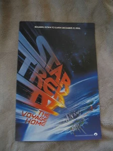 Star Trek IV 4 the Voyage Home 1986 Shatner Nimoy 14x20 mini póster de película EX C8 - Imagen 1 de 1