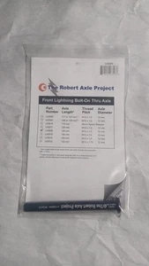 Robert Axle Project Lightning LIG505 125mm M12xP1.5 Front Thru Axle - Black - Picture 1 of 1