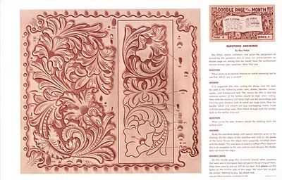 Leather Craft Doodle Pattern   QUESTIONS ANSWERED - Image 1 of 2