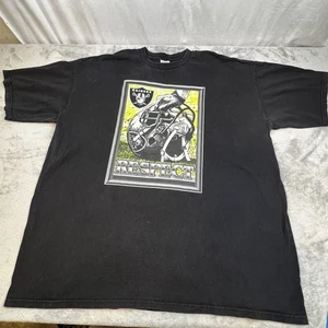 Las Vegas Raiders Shirt Mens 7XL Black NFL Football Graphic Tee Respect Pro Club - Picture 1 of 13