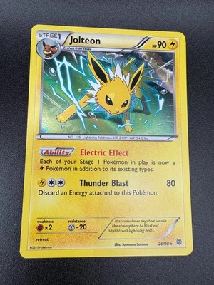 Jolteon - 26/98 - Holo Rare XY Ancient Origins Pokemon NM 2015 - Image 1 of 3