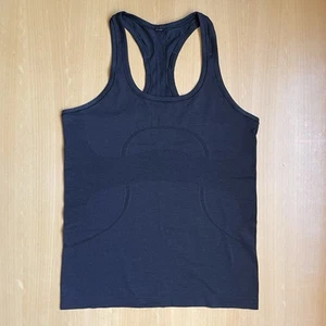 Lululemon Top Swiftly Tech Tank Donna Taglia 8 Nero Racerback Corsa Atletica - Foto 1 di 7