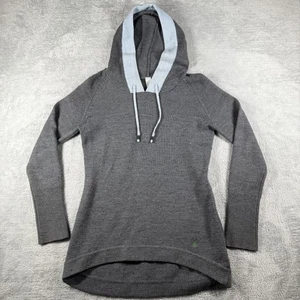 Stio Sweater Womens Medium Merino Wool Hooded Pullover Outdoor Tunic Sweatshirt - Picture 1 of 15