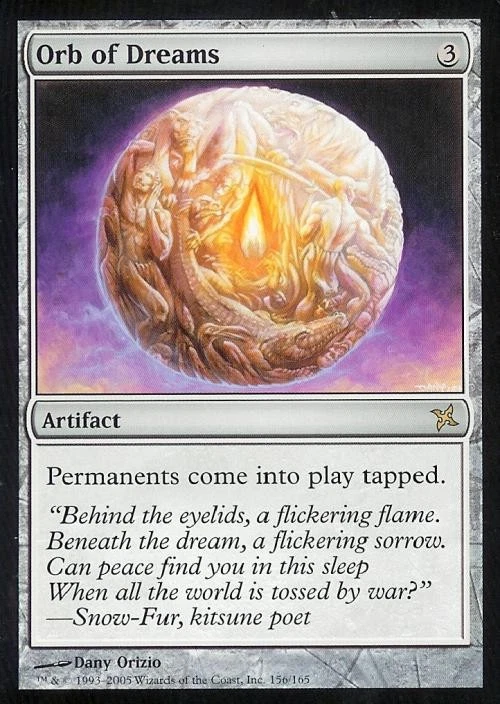 Orb of Dreams -Foil Medium Play MTG Betrayers of Kamigawa - Image 1 of 1