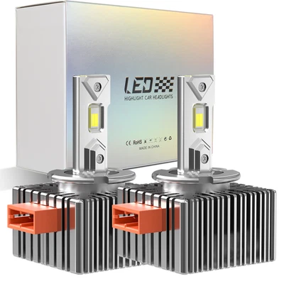 Комплект светодиодных ламп для фары головного света для GMC Sierra 2500 3500 HD 2016-2019 D5S D5R высокая/низкая A+ - Изображение 1 из 4