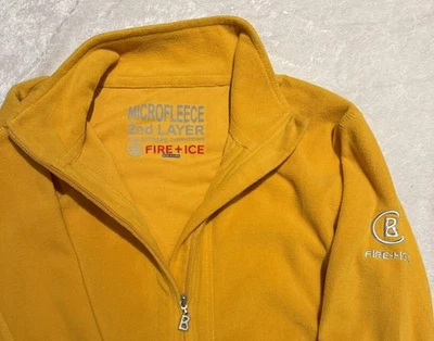 Bogner Fire &Ice Women's M 2nd Layer Micro Fleece 1/2  Zip Gold Pullover Skiwear - Image 1 of 4