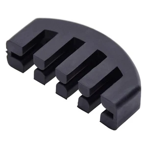 Silicone Black Practice Mute / for 3/4 4/4 Violin 5 Prongs - Picture 1 of 3