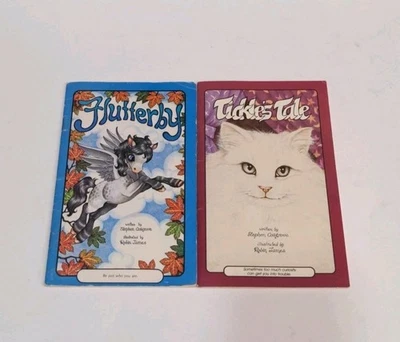 Lot Of 2 PB Serendipity Books: Flutterby And Tickle's Tale By Steve Cosgrove 80s - Image 1 of 4