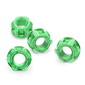 Billet Rear Axle Sprocket Nuts Green For Z125 Pro 15 16 17 18 19 20 21 22 23 24 - Picture 1 of 6