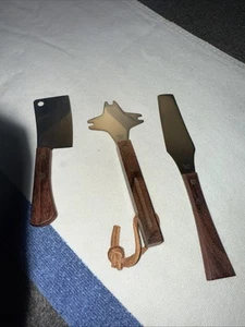 Vintage New Mcm Burnco Grill Scraper & Flat Server Mini Clever Unbranded - Picture 1 of 12